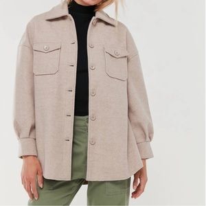Urban Outfitters Tan Shacket